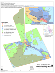 Warner Zoning Map